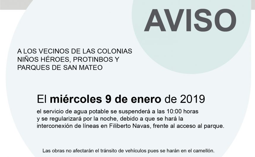 Realiza AyST trabajos de interconexión en líneas de agua potable