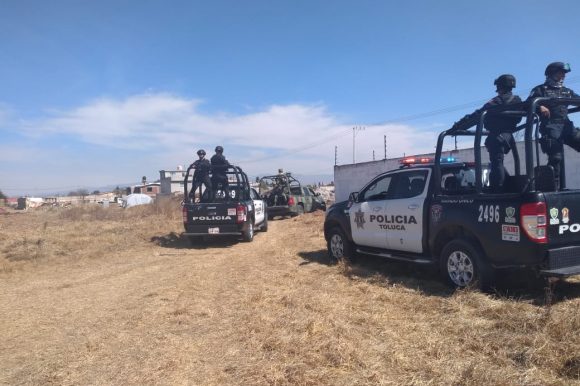 Aplica Policía de Toluca operativo especial en zona de ductos