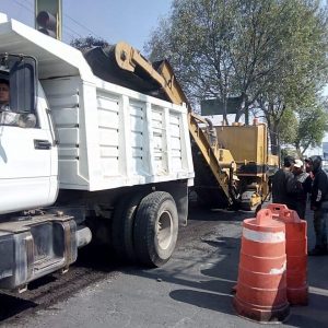 Avanza programa de repavimentación de calles en Toluca