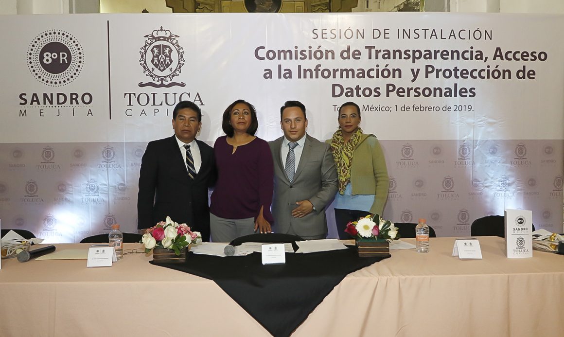 Busca Toluca ser  referente en materia de transparencia en el Edoméx