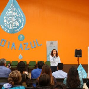 Con actividades del Día Azul, fomentan cuidado del agua en San Juan Tilapa