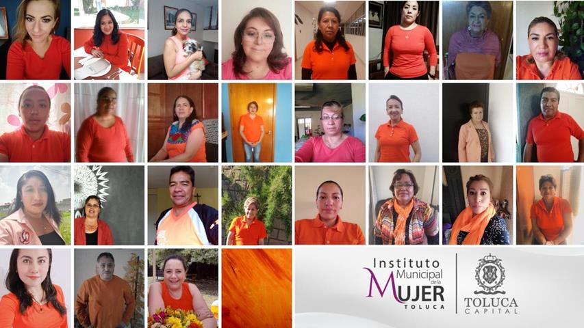 En el Día Naranja Municipal, Toluca refrenda su compromiso con niñas y mujeres