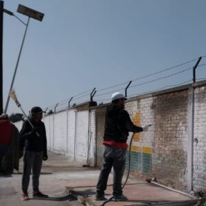 Mantenimiento permanente en Toluca con encalado y retiro de grafiti