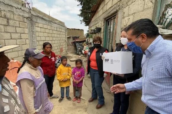 Continúa Juan Rodolfo, con entrega de despensas a familias vulnerables para hacer frente a contingencia