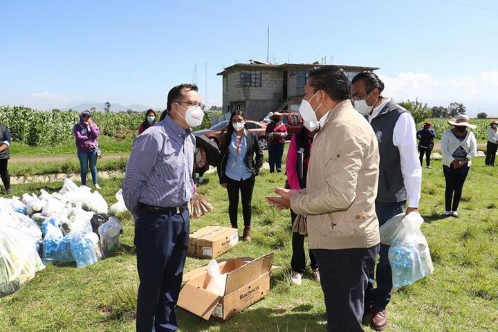 Iniciamos la entrega de 5 mil kilos de pollo para las familias más necesitadas de Toluca