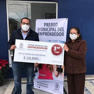 Reconoce Toluca a ganadores del Premio Municipal del Emprendedor 2020