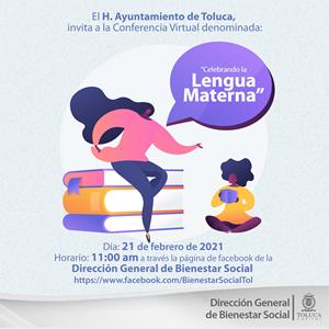 Celebrará Toluca el Día de la Lengua Materna de forma virtual