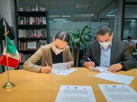 Firma Toluca convenio de colaboración con Unidad de Derechos Humanos de la FGJEM