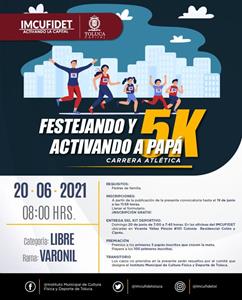 Festeja Toluca el Día del Padre con carrera atlética 5k