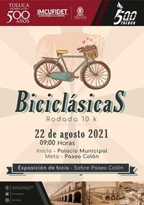 Toluca, sede de la Rodada “Biciclásicas” 10 K