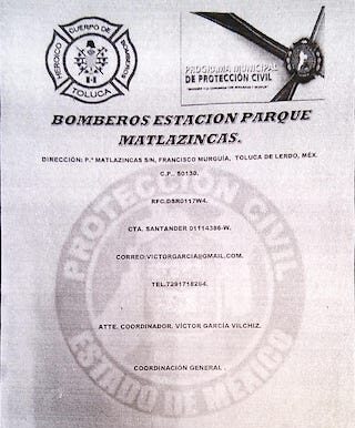 Alerta PC y Bomberos de Toluca sobre oportunistas que piden dinero a nombre de la institución
