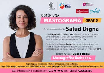 Con mastografías gratuitas, Toluca salva vidas