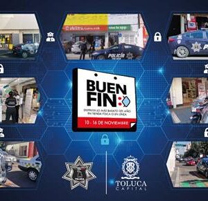 Despliega Policía Toluca dispositivo por el Buen Fin 2021