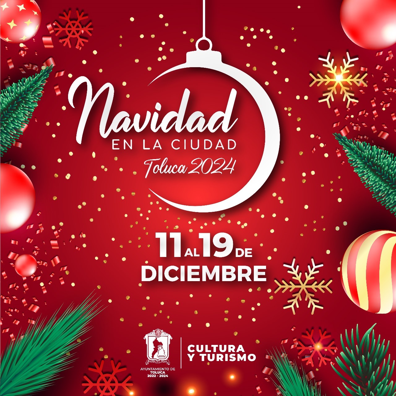 TODOS INVITADOS A VIVIR LA NAVIDAD EN LA CIUDAD TOLUCA 2024