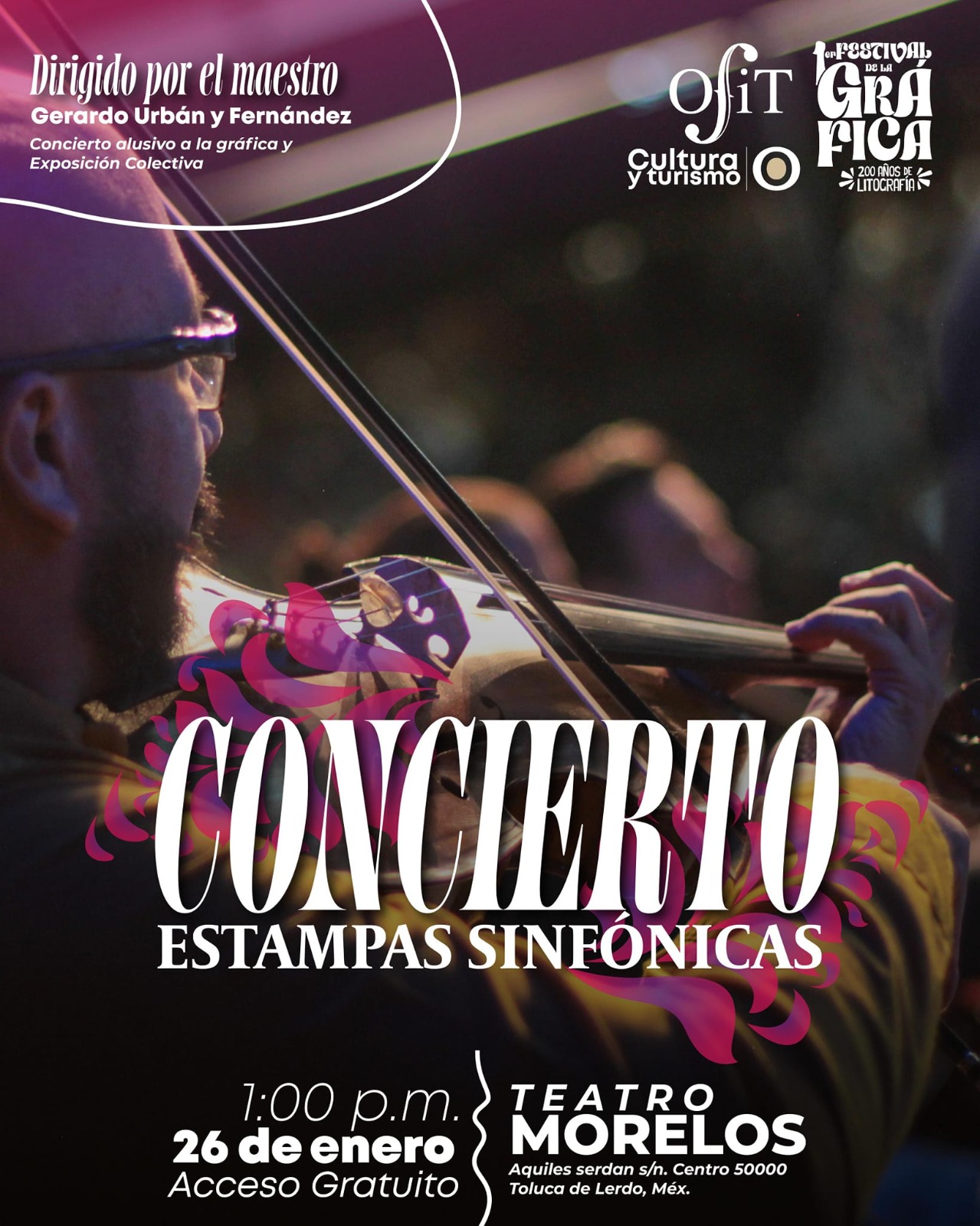 Invita OFiT al extraordinario concierto Estampas Sinfónicas