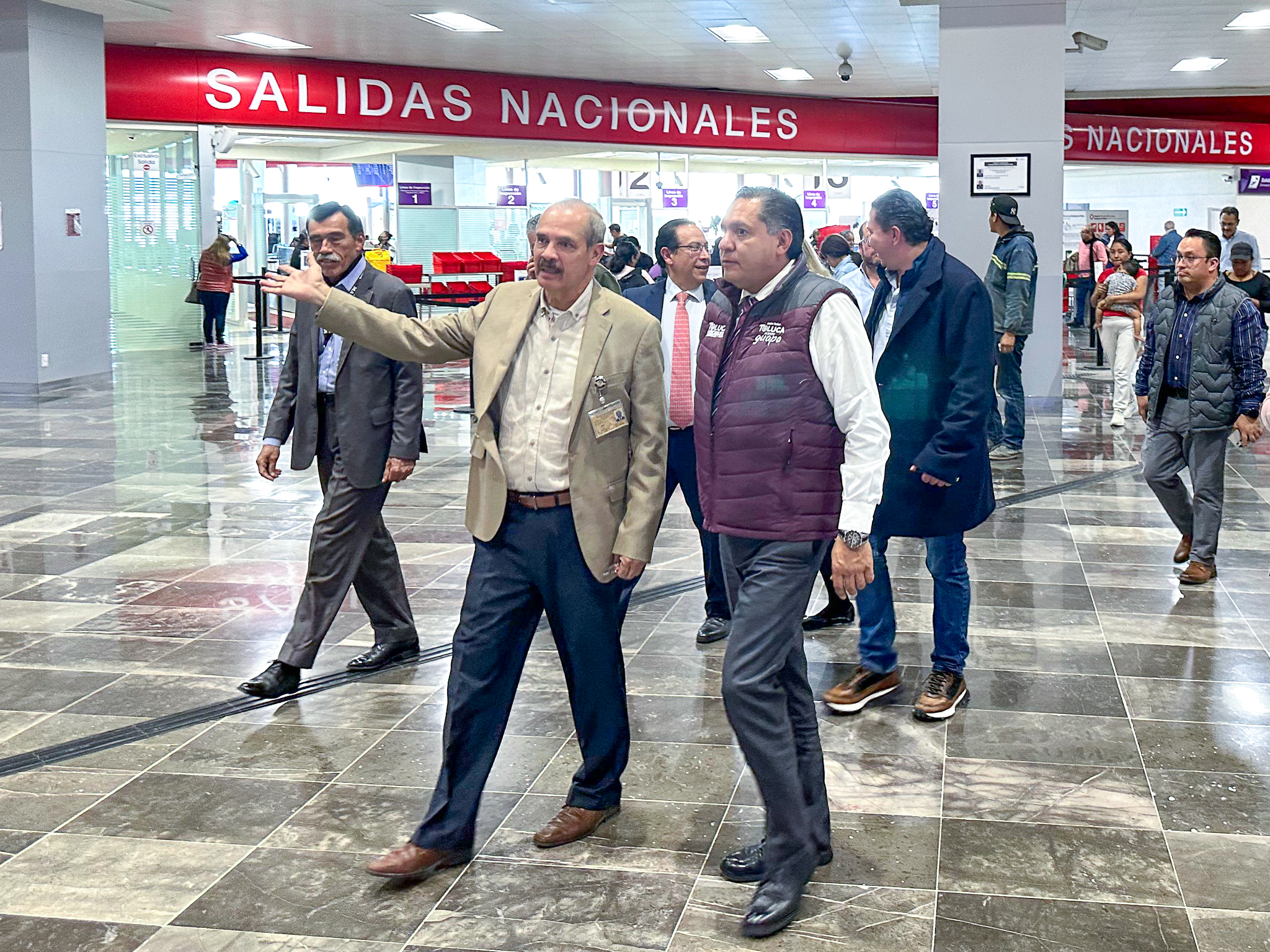 En equipo pondrán guapo al Aeropuerto Internacional de Toluca para lograr el 100% de su operatividad