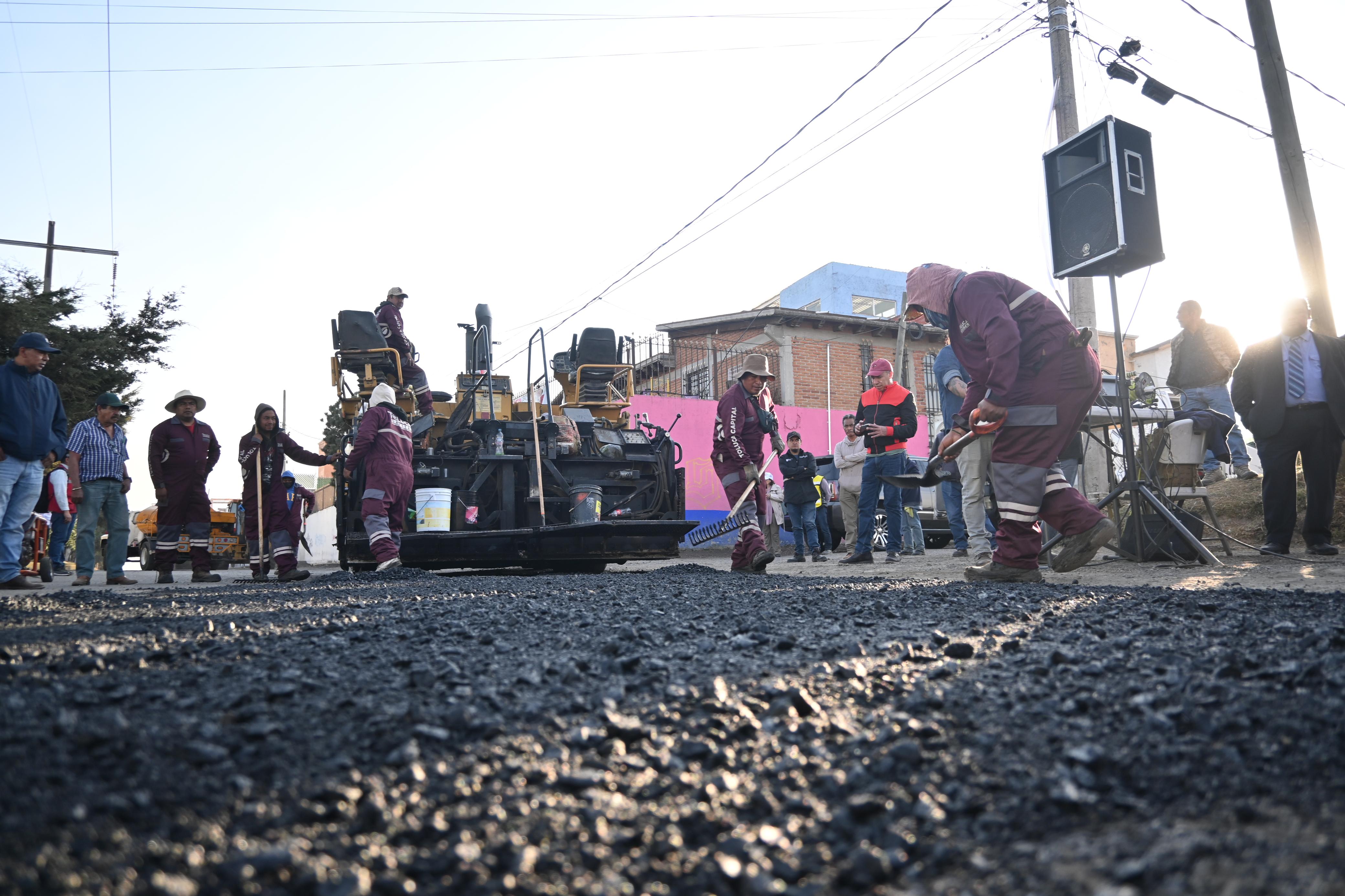 Se reparan más de 8 mil baches en los primeros dos meses de la administración