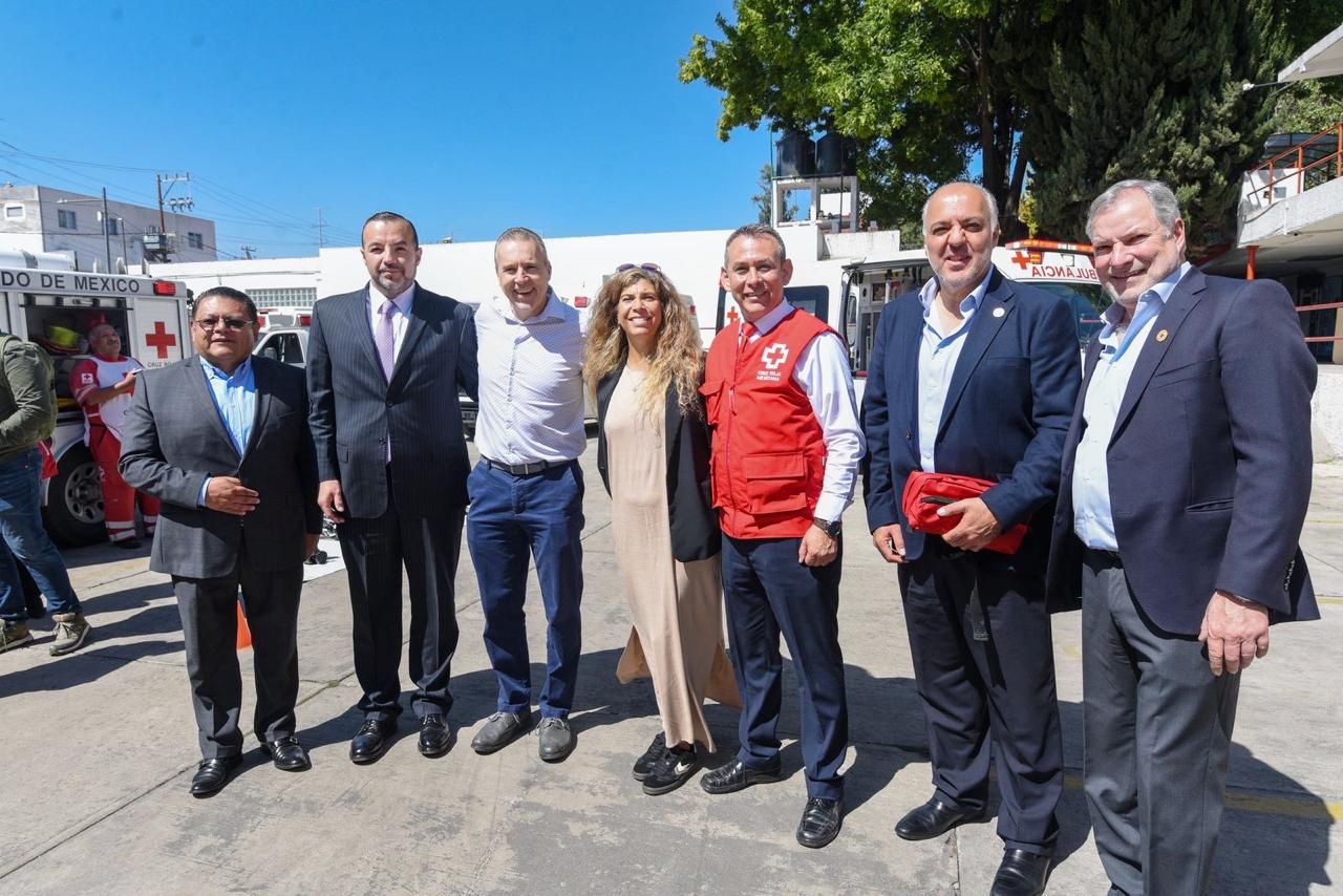 Reafirma Ayuntamiento de Toluca alianza con la Cruz Roja