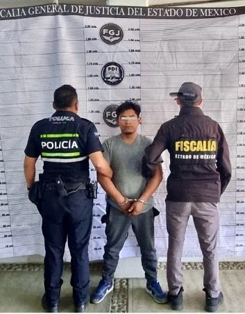 Detienen en acción coordinada elementos de Fiscalía de Justicia y Seguridad de Toluca a presunto integrante de célula delictiva “Los Peñafiel”