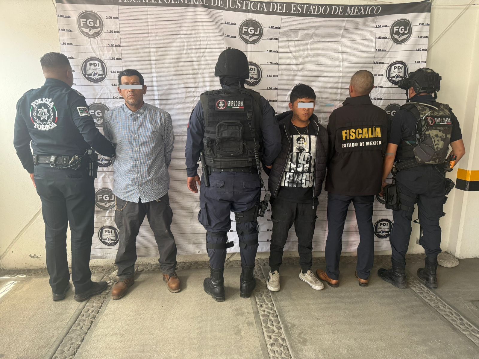 Asegura droga y detiene a dos personas Policía Municipal de Toluca en operativo
