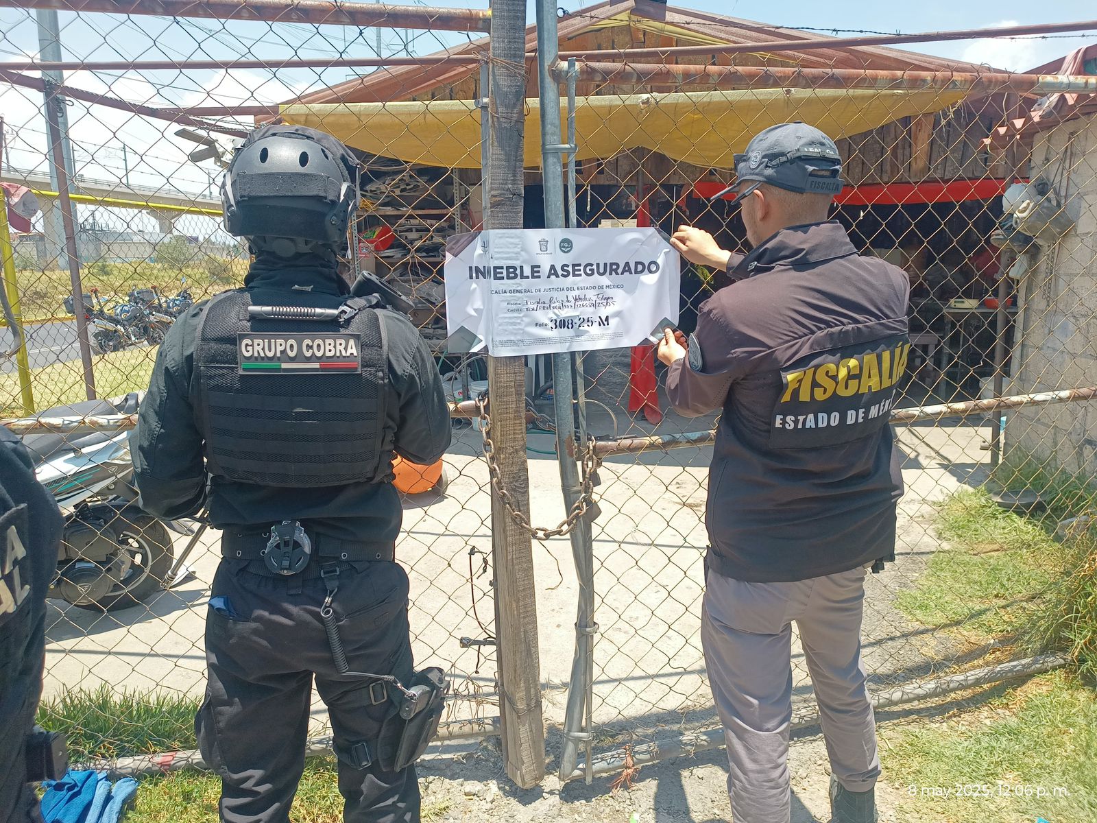 Cateo y aseguramiento en colonia Parques Nacionales