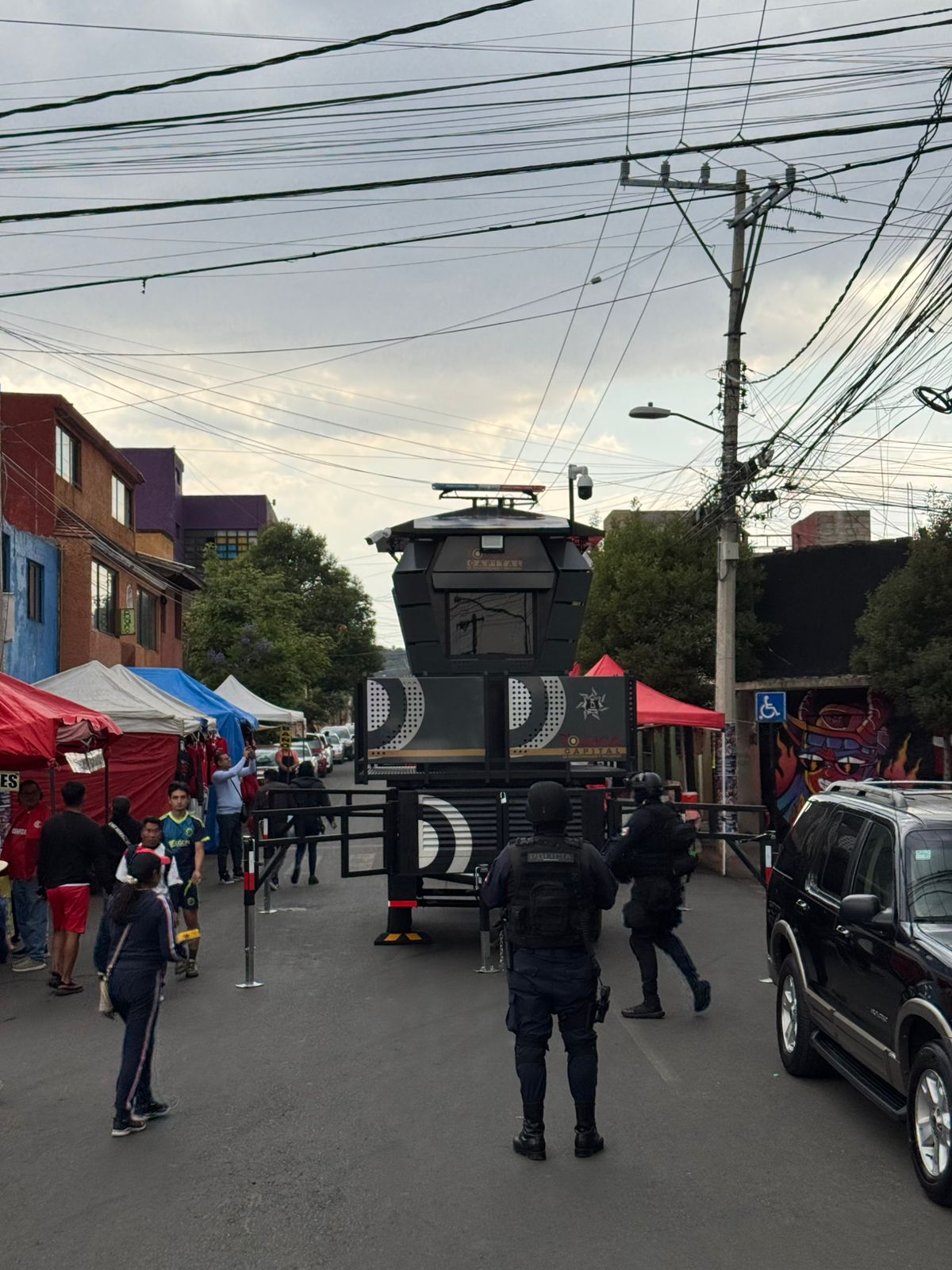 Estrena Toluca torres de vigilancia móviles durante el partido Toluca-Monterrey