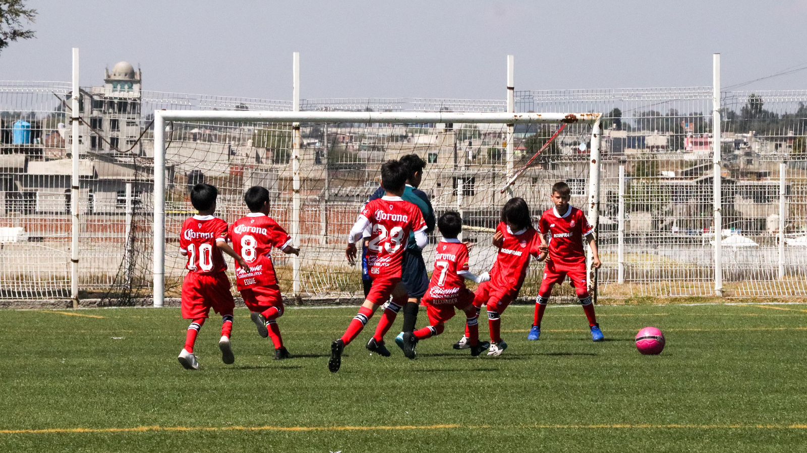 Gran final del Torneo de Barrios de futbol en Toluca