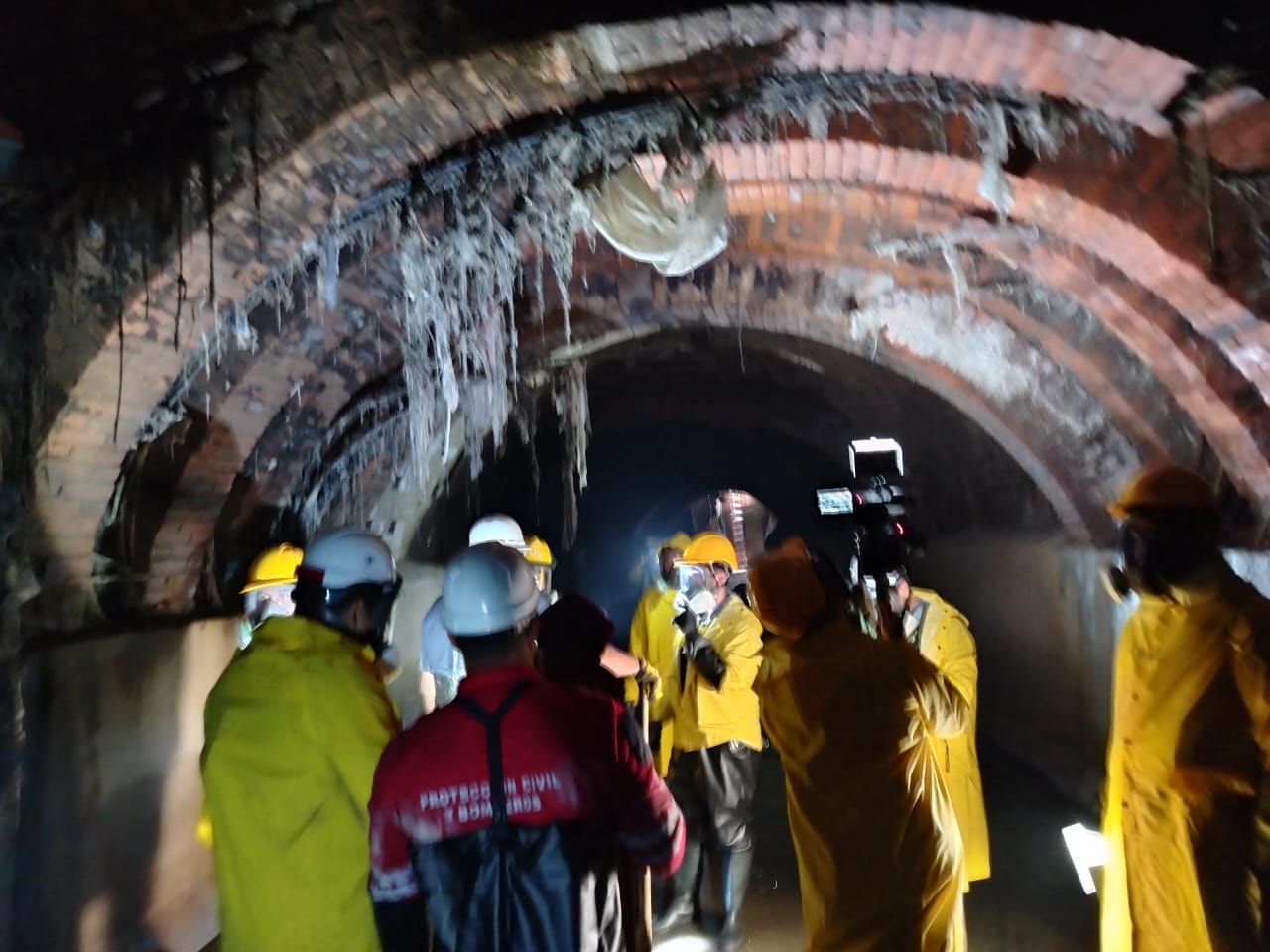 Inspecciona Gobierno municipal condiciones de la bóveda del río Verdiguel para garantizar la seguridad de la población