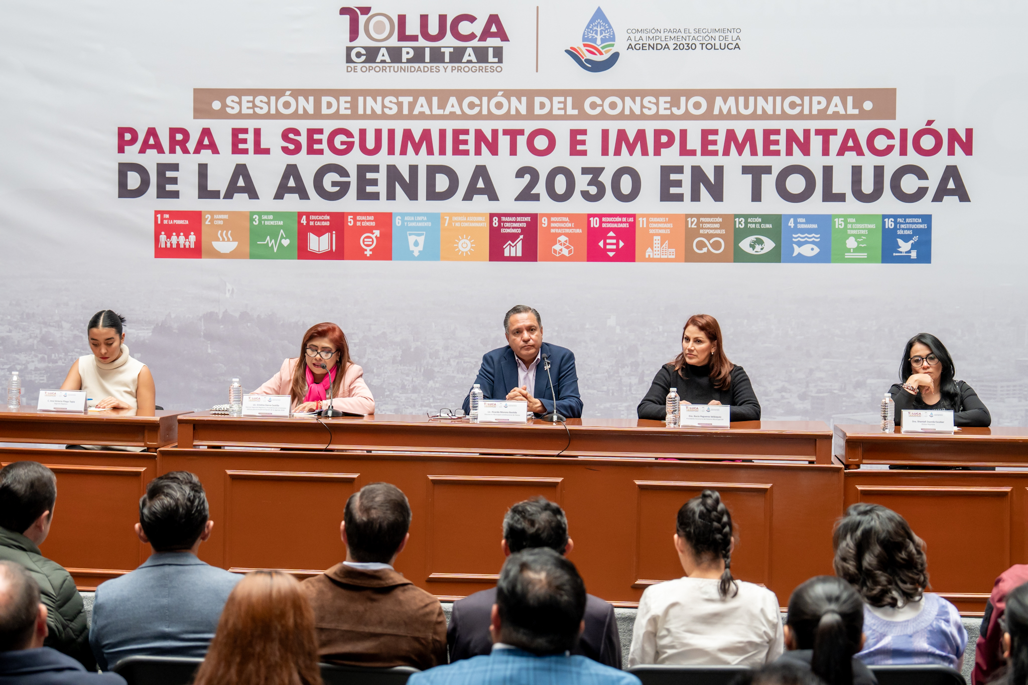 Avanza Toluca con determinación en los objetivos de la Agenda 2030