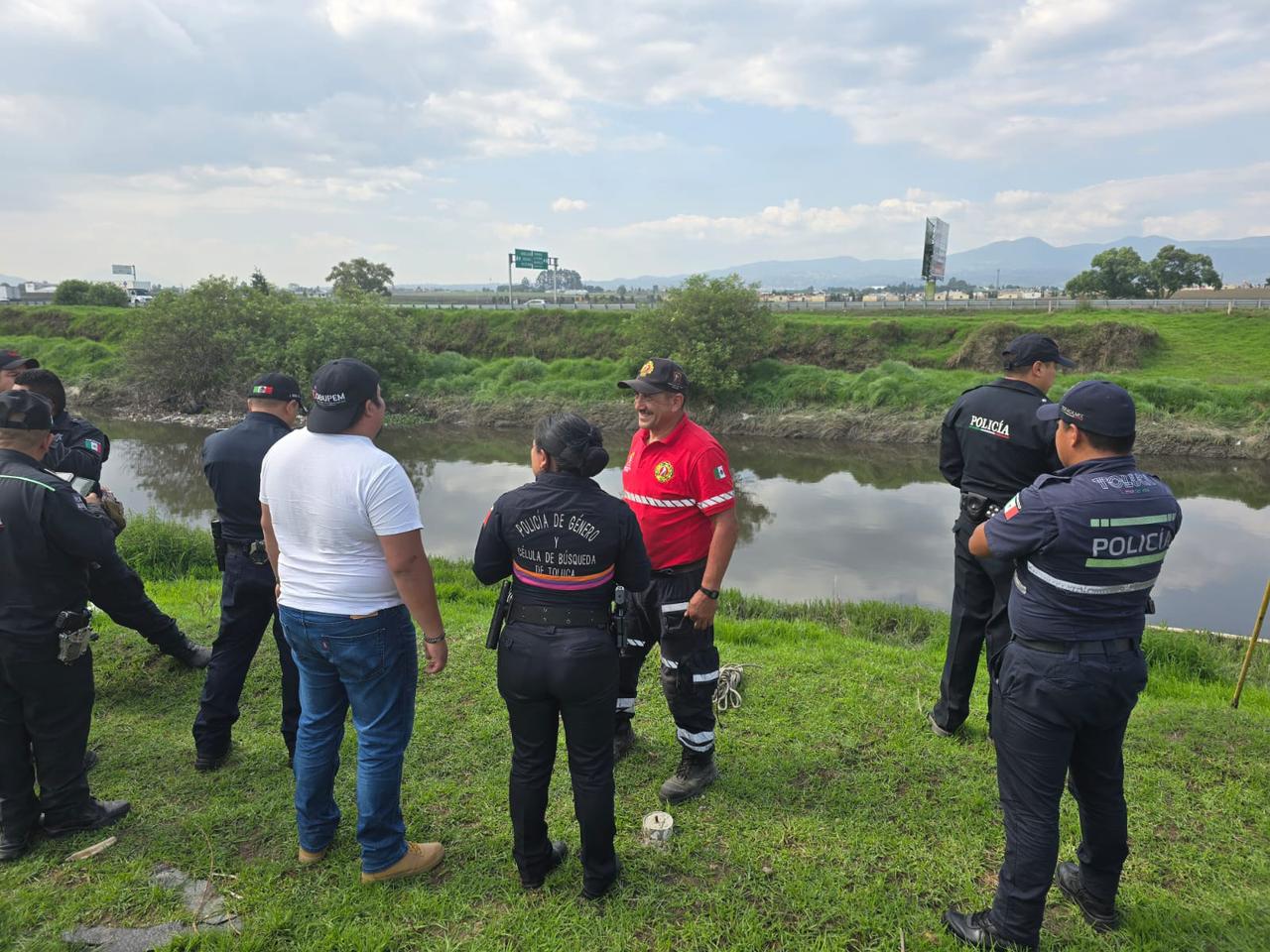 Localizan en el Río Lerma a persona desaparecida