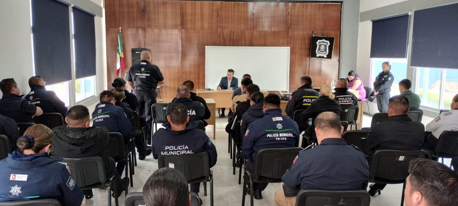 Fortalece policía de Toluca capacidades en justicia cívica mediante simulador de audiencias