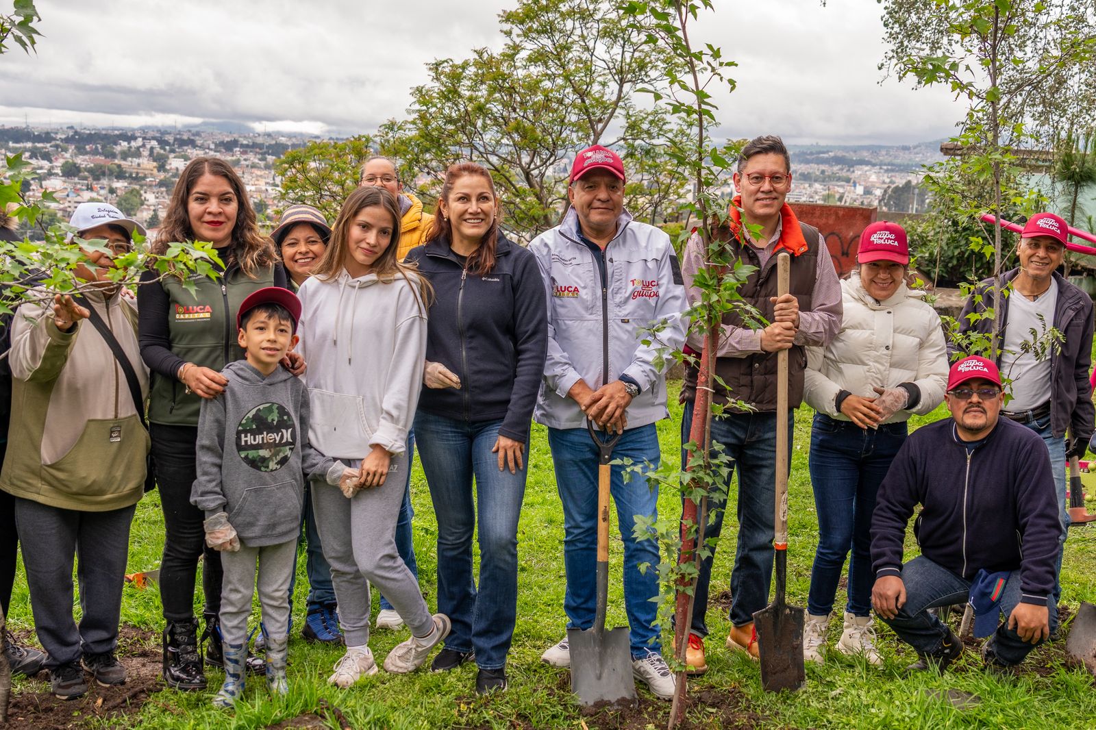 Inicia en Toluca histórica jornada de arborización