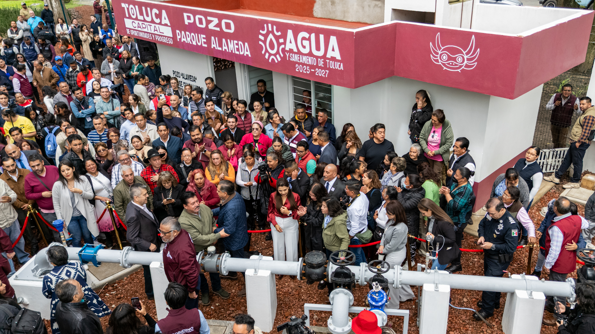 Entrega Ricardo Moreno pozo parque Alameda para abastecer a más de 12 mil habitantes