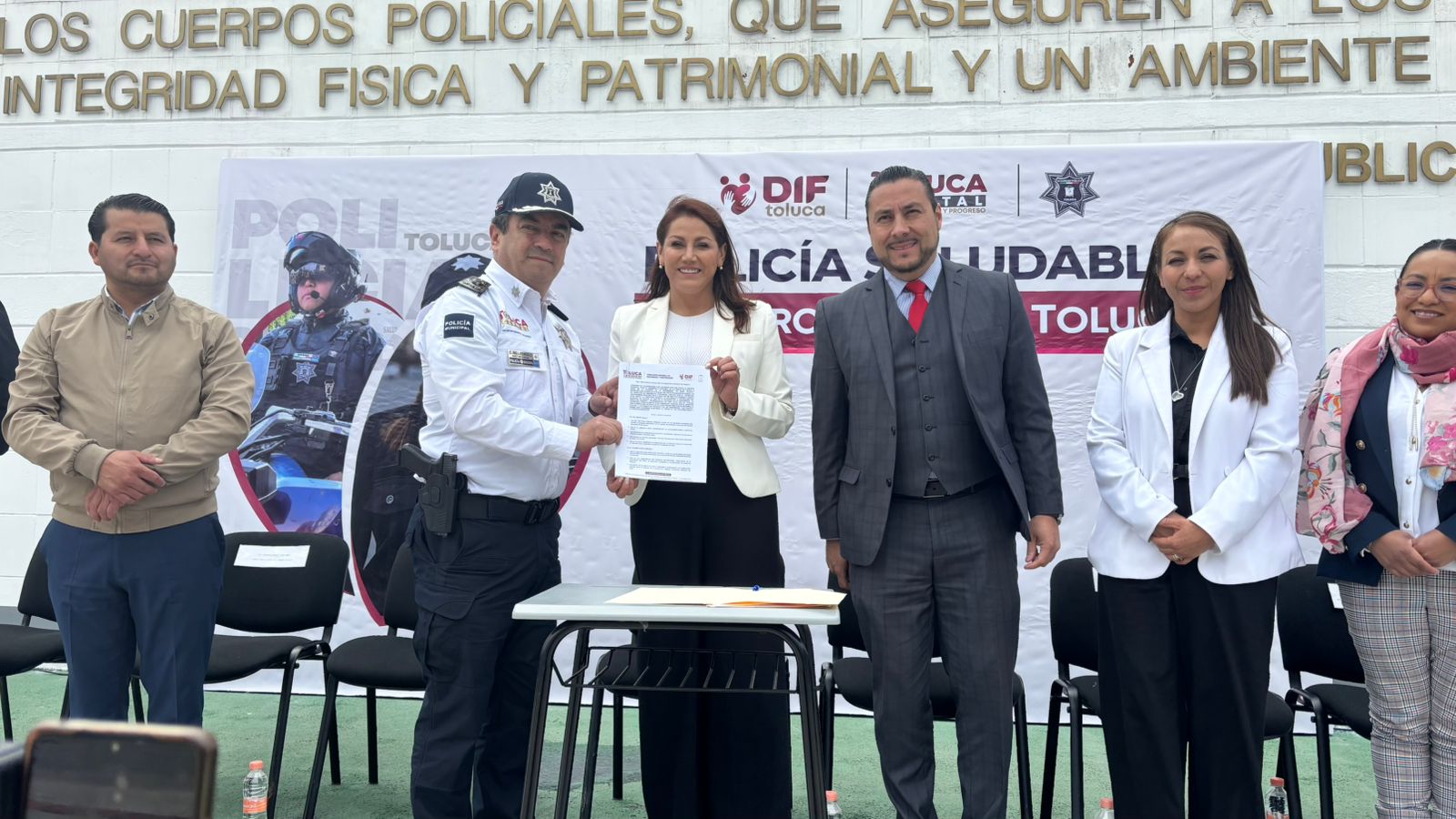 Protege Toluca la salud de sus policías a través del DIF municipal