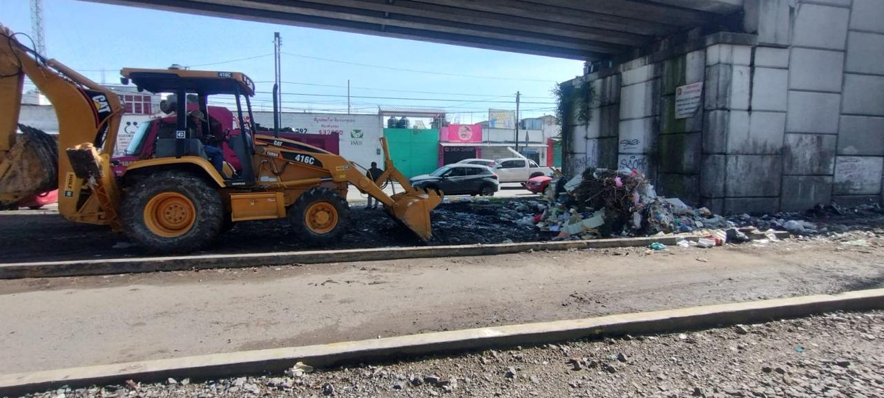 Detenidas dos personas por tirar basura en Paseo Tollocan