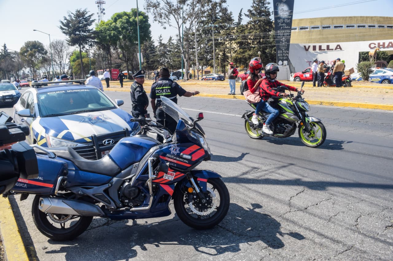 Uso de casco al manejar motocicleta no es opcional, es vital: Gobierno de Toluca