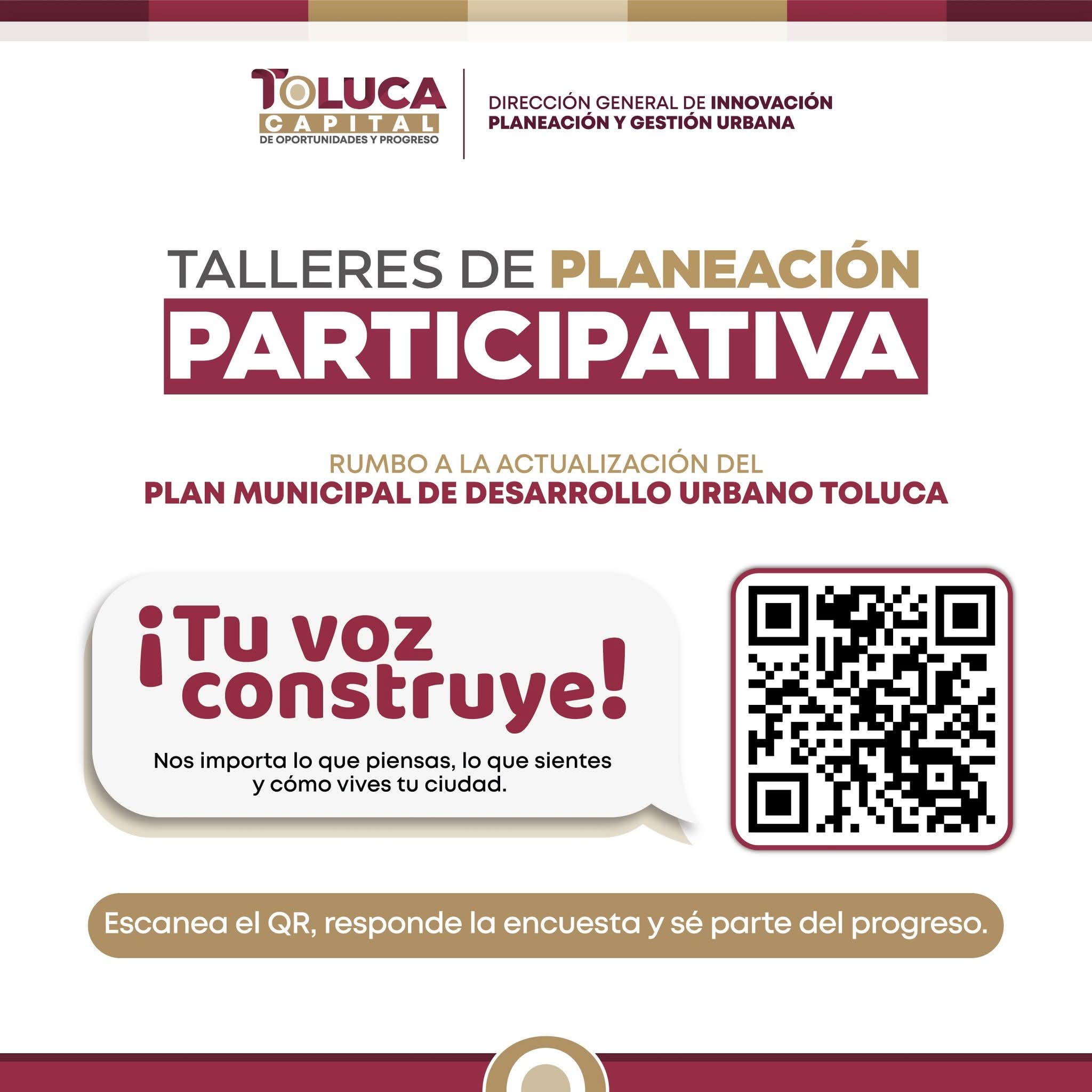Impulsa Gobierno local planeación participativa para actualizar el Plan Municipal de Desarrollo Urbano