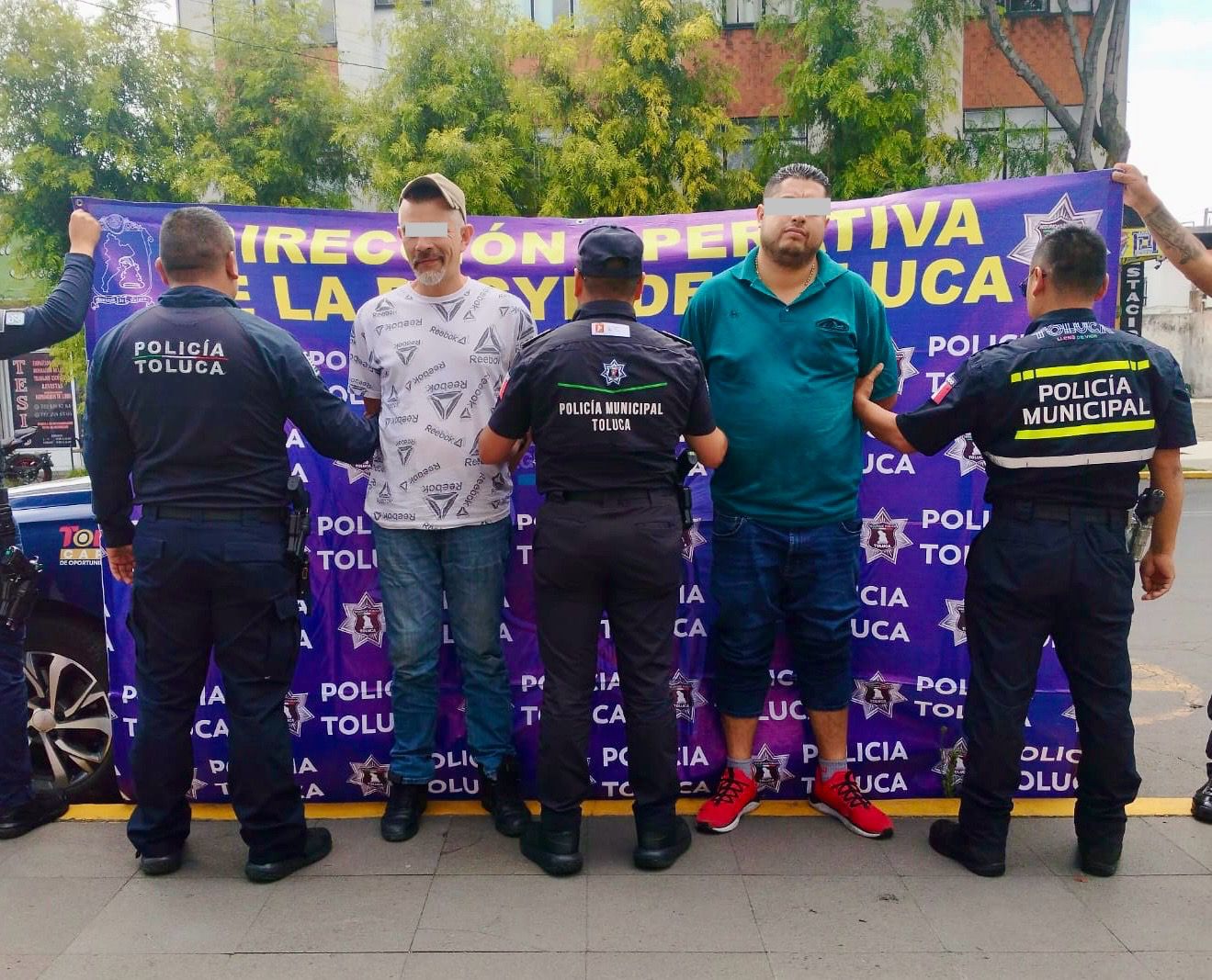 Capturan en Toluca a sospechosos ligados a robos en tiendas Oxxo