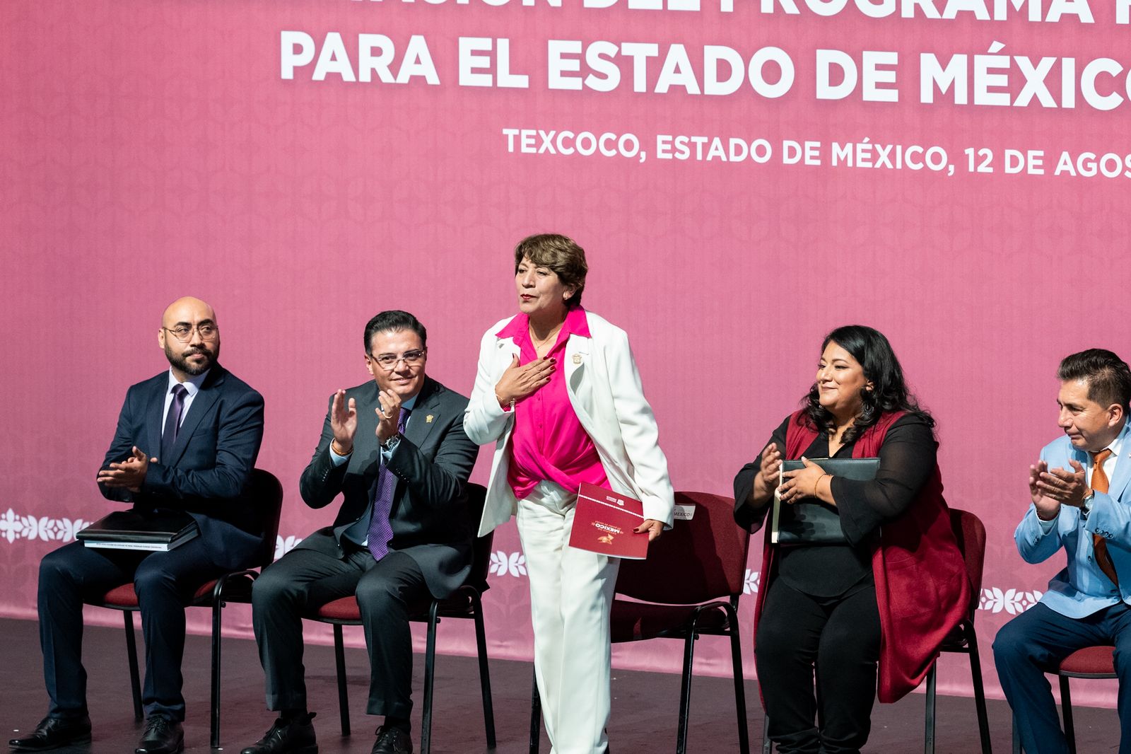 Ricardo Moreno reconoce a la gobernadora Delfina Gómez por la presentación del Programa Hídrico Integral 2024-2029