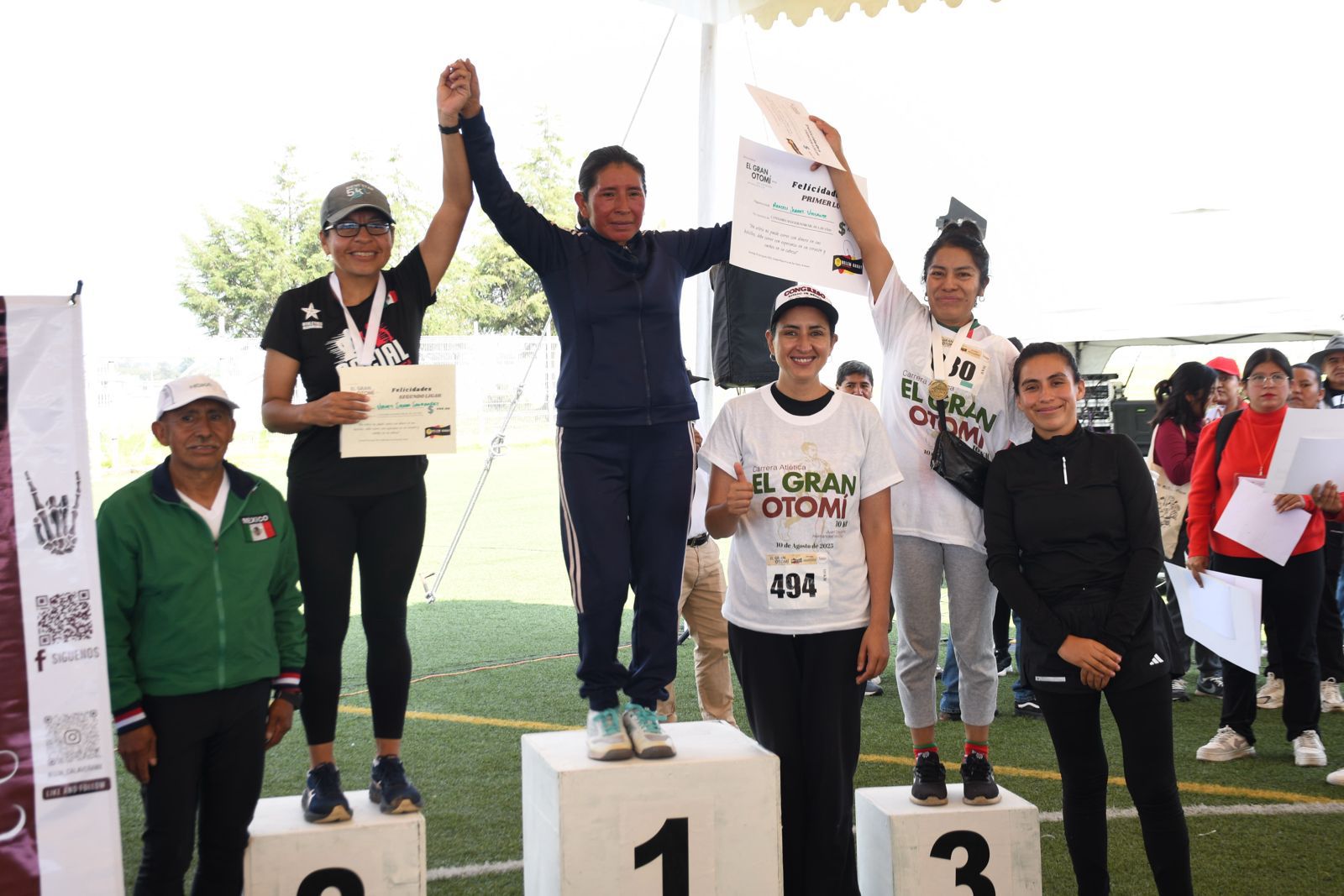 Todo un éxito la carrera 10K El Gran Otomí