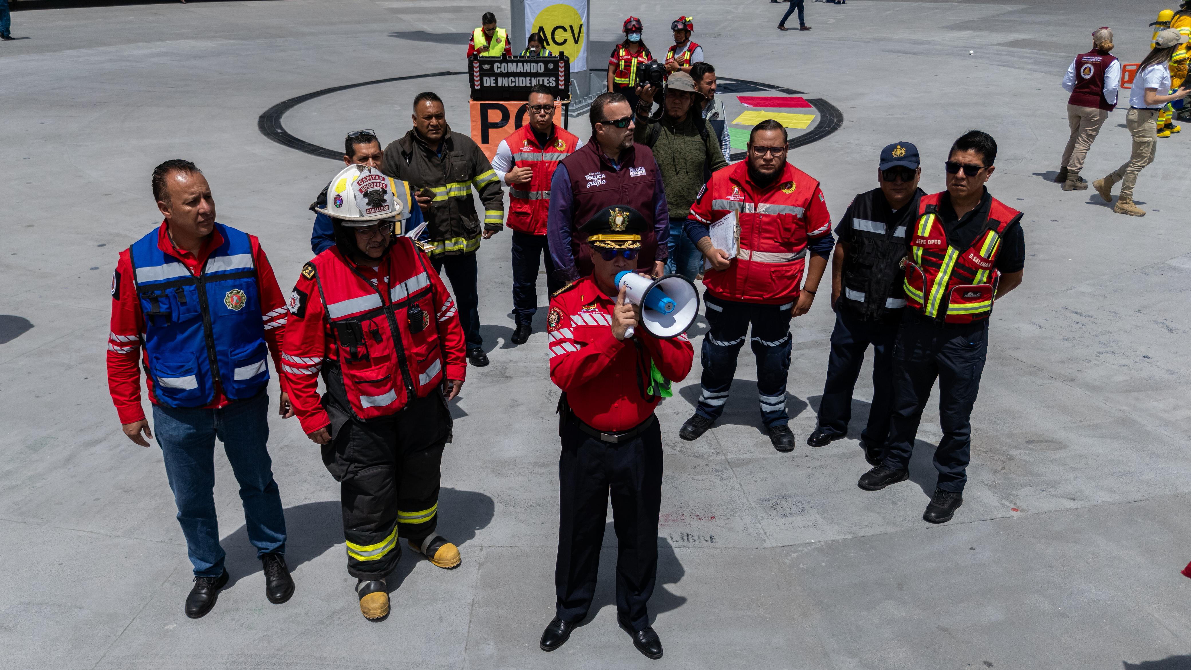 Reporta Toluca saldo blanco en simulacro de sismo magnitud 8.1