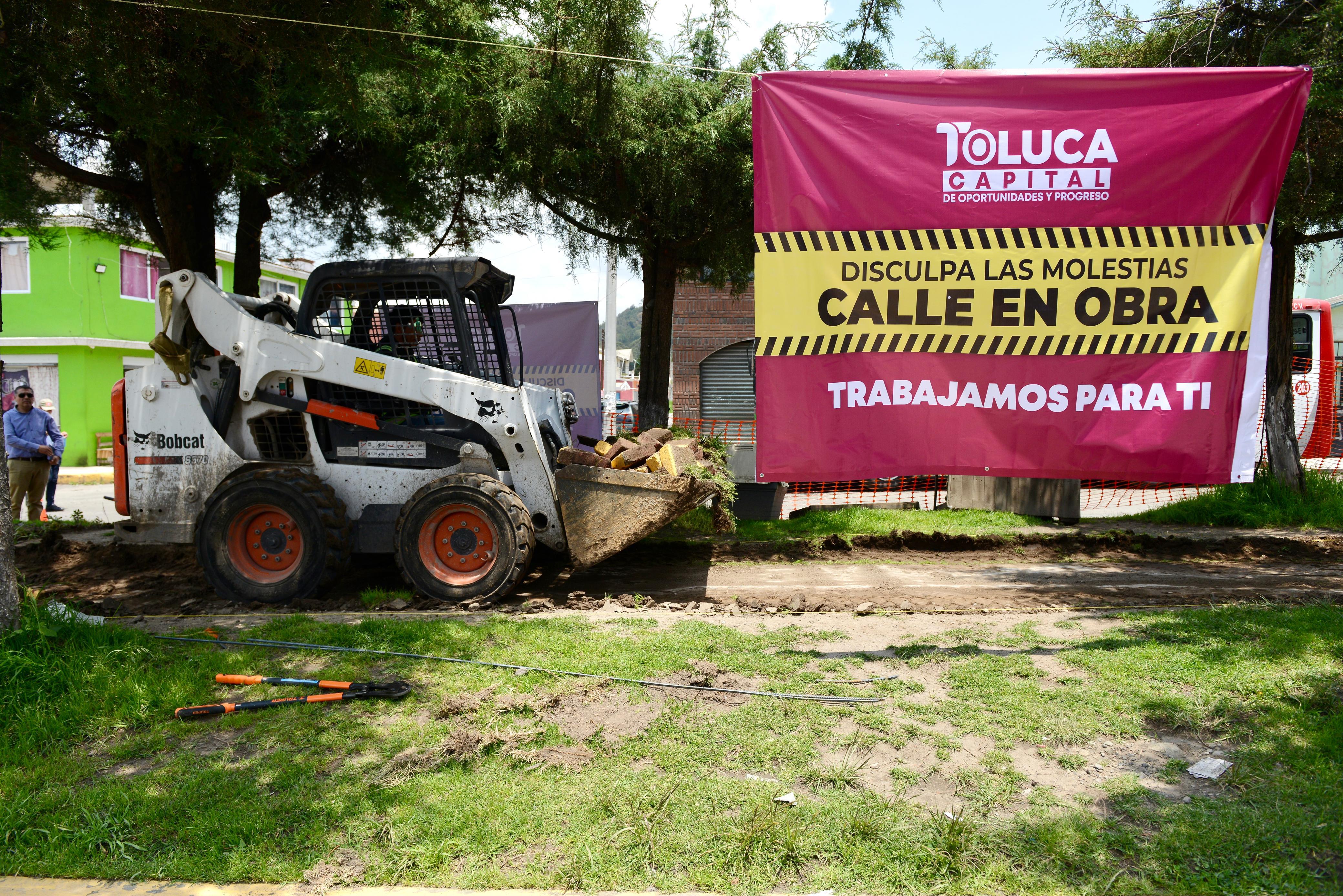 Ricardo Moreno impulsa la seguridad en Toluca  con el nuevo Sendero Seguro  en la calle Filiberto Navas