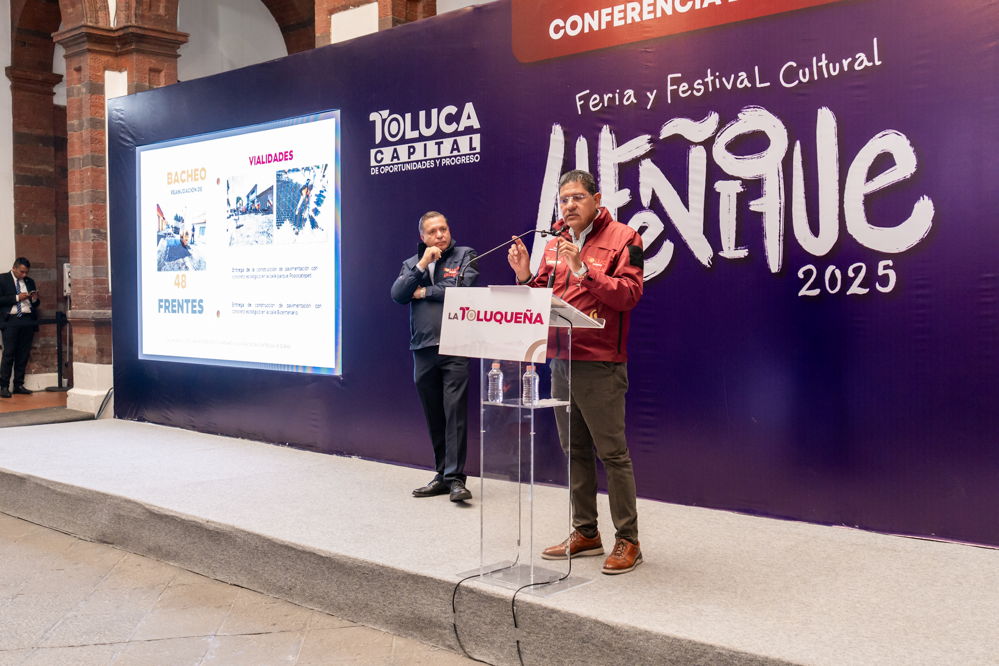 Anuncia gobierno municipal ambiciosos programas de bacheo, luminarias y obras hidráulicas para Toluca