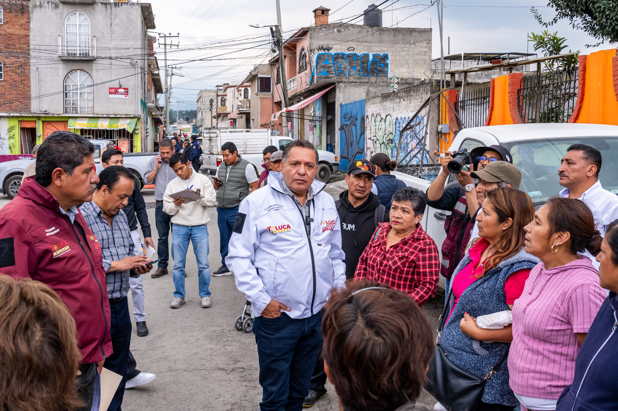 Inicia pavimentación con concreto hidráulico en Cacalomacán