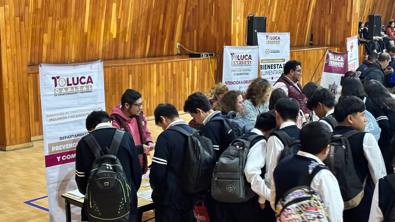 Promueve Gobierno de Toluca cultura de prevención entre jóvenes
