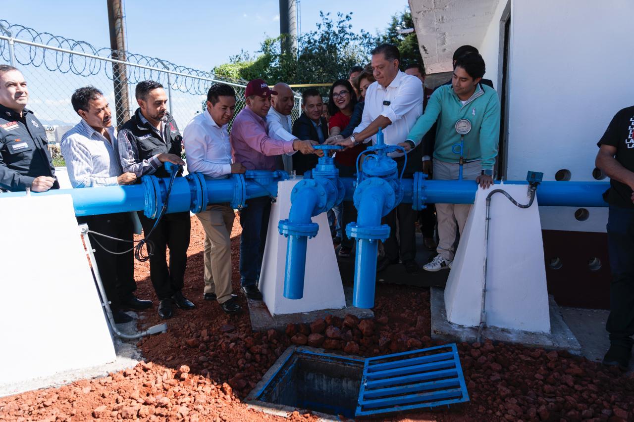 Pone en marcha Gobierno local pozo Sor Juana Inés de la Cruz en San Pedro Totoltepec