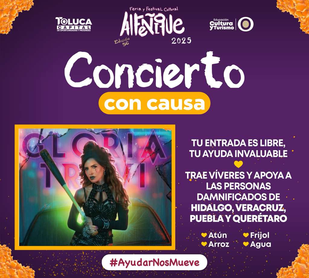 Toluca convierte la música en solidaridad: conciertos con causa en el Alfeñique 2025