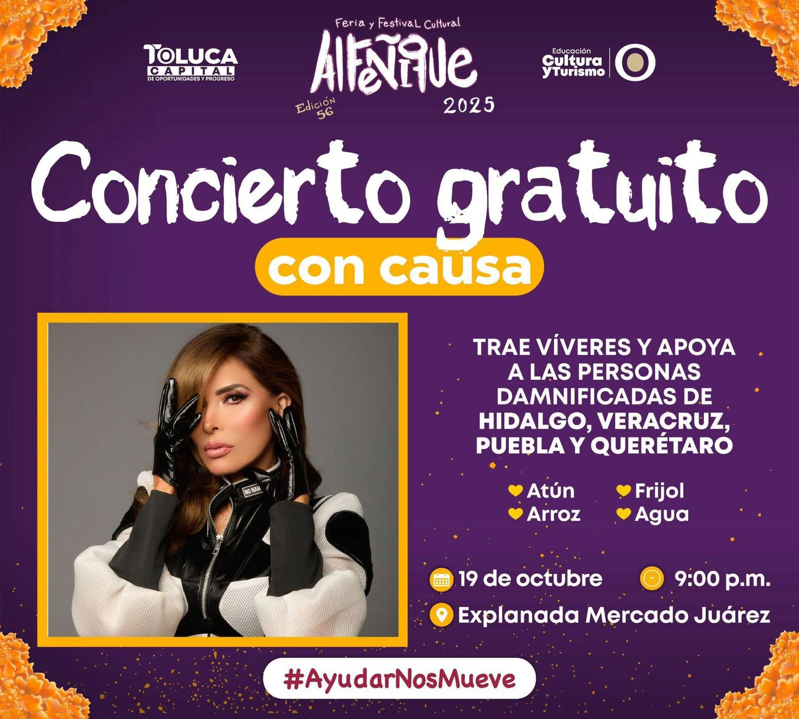 Continúa la diversión en Toluca, todo listo para el concierto con causa de Gloria Trevi