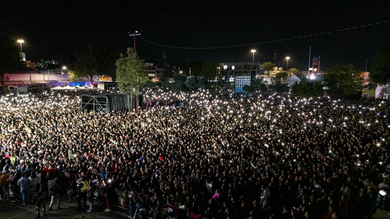 Liran’ Roll hizo temblar Toluca: más de 63 mil rockeros llenaron la explanada del Mercado Juárez