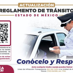 169e30f5-af76-43a5-a097-8f79d6cbb409 Pone Toluca al alcance de la población QR de reglamento de tránsito estatal